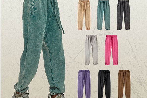 men's washed vintage sweatpants